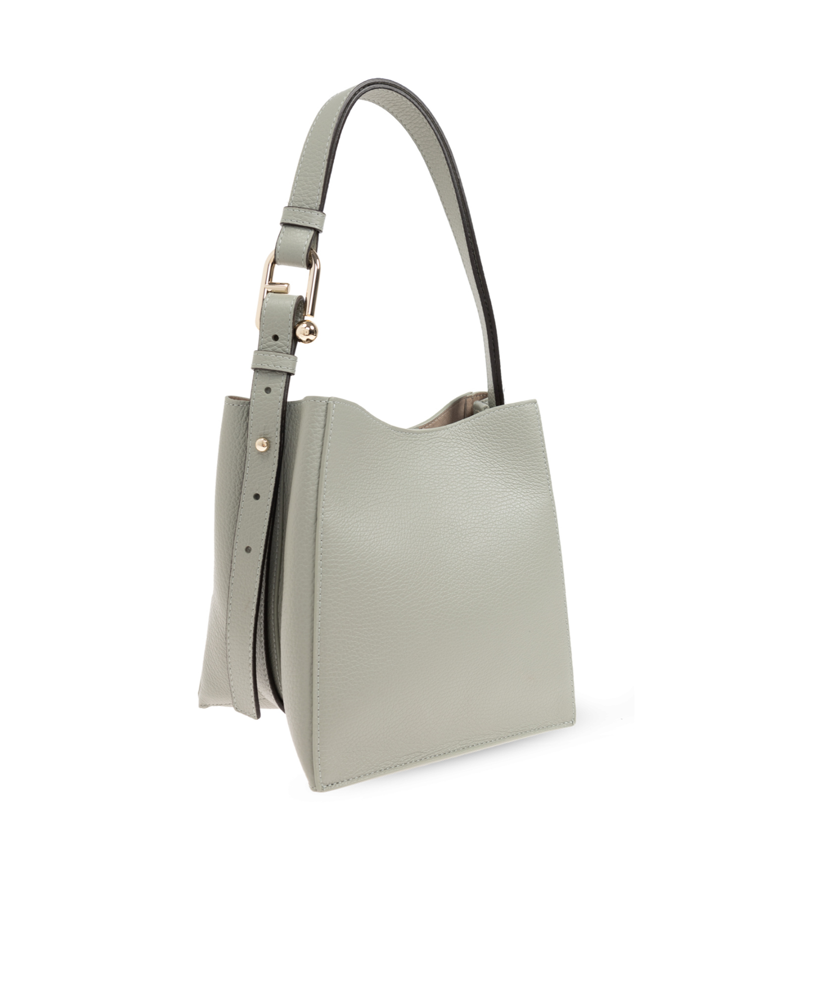 Furla Mini Nuvola Shoulder Bag In Gray