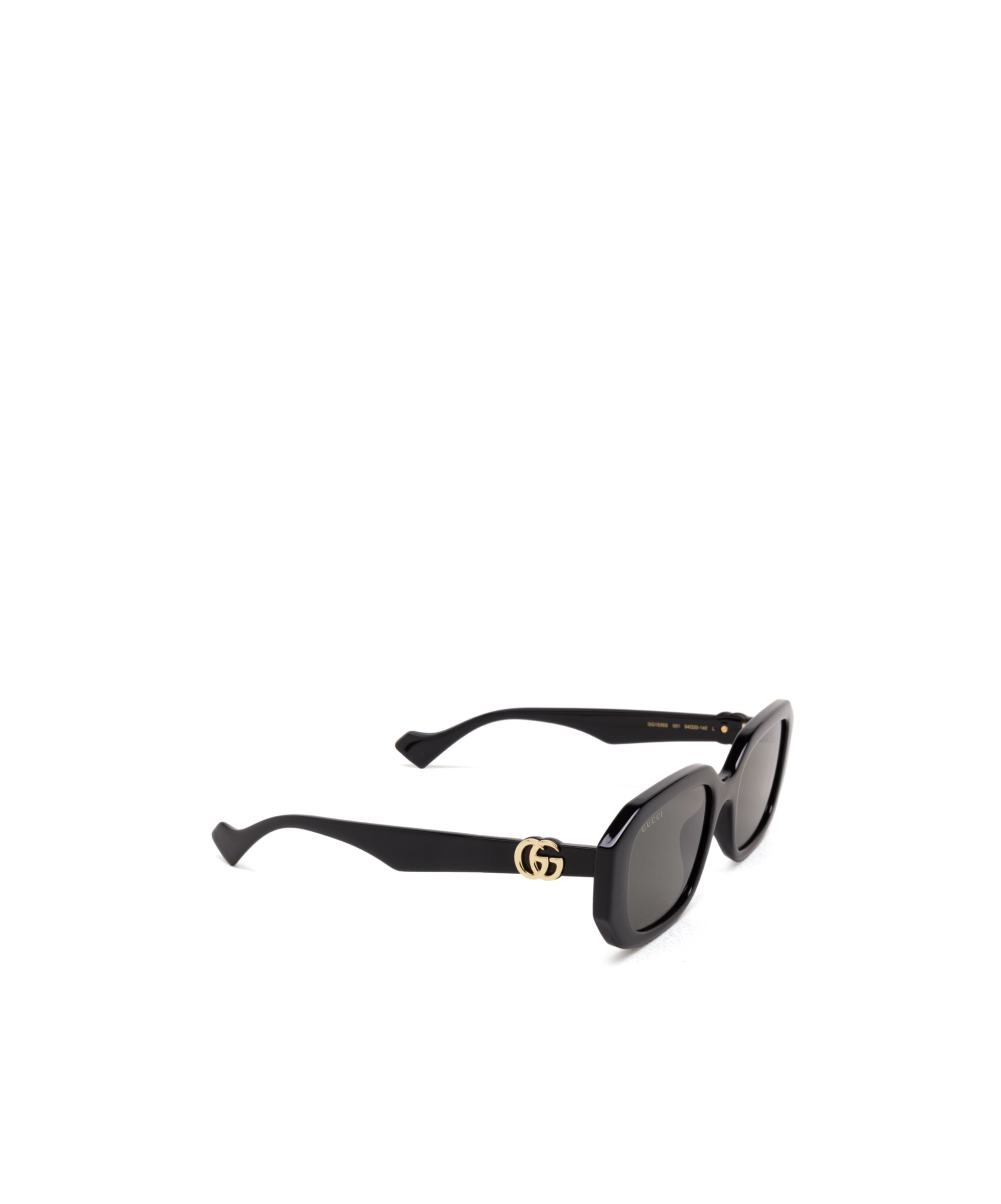 Gucci Double-g Geometric-frame Sunglasses In Gray
