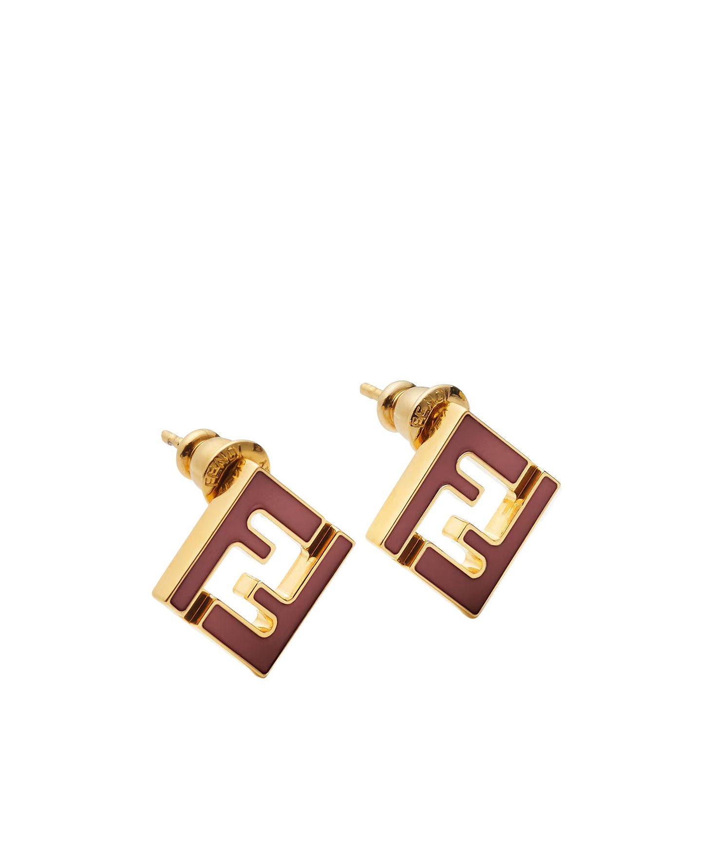 Fendi Forever  Earrings In Gold