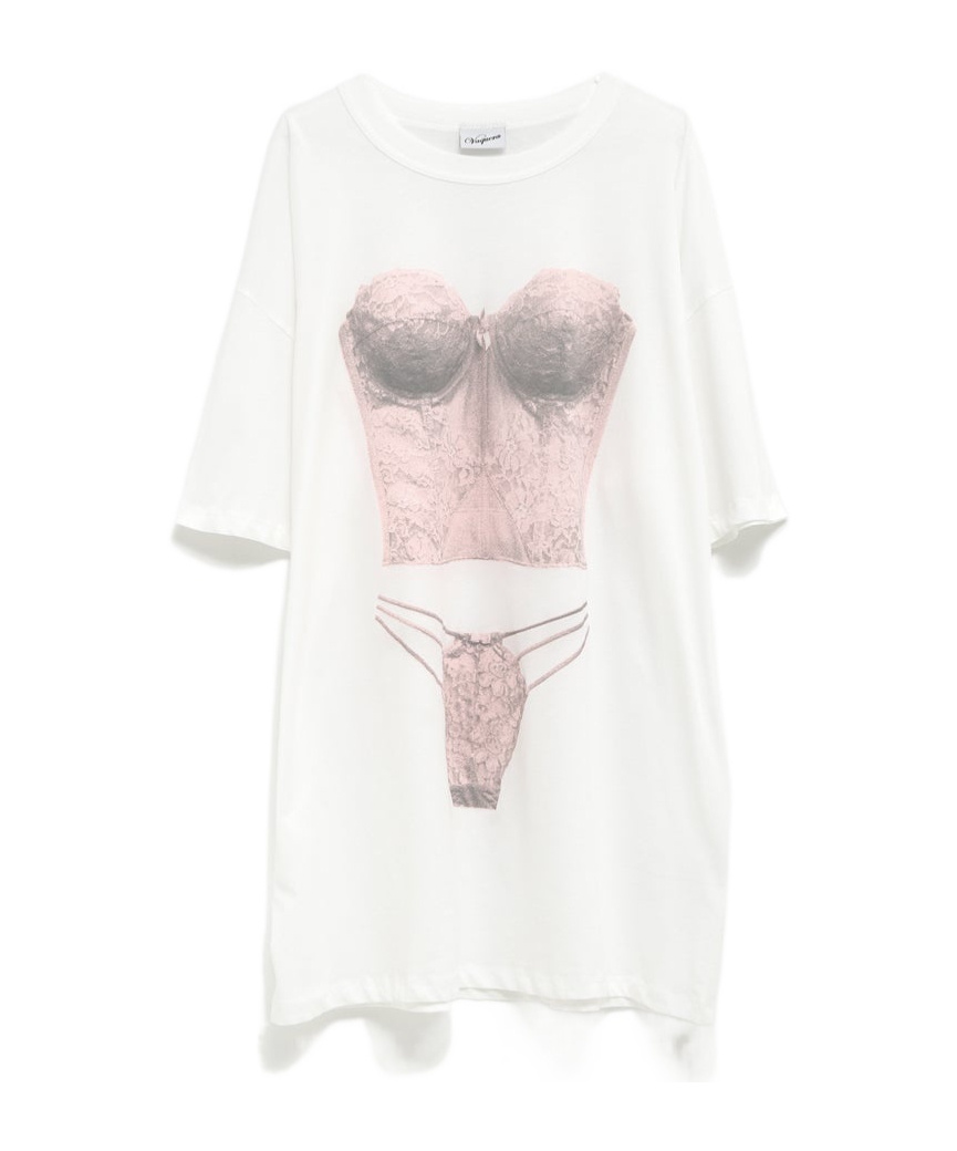 Vaquera Lingerie Tall T-shirt In White