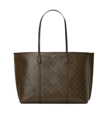 Tory Burch Perry Logo Pattern Tote Bag