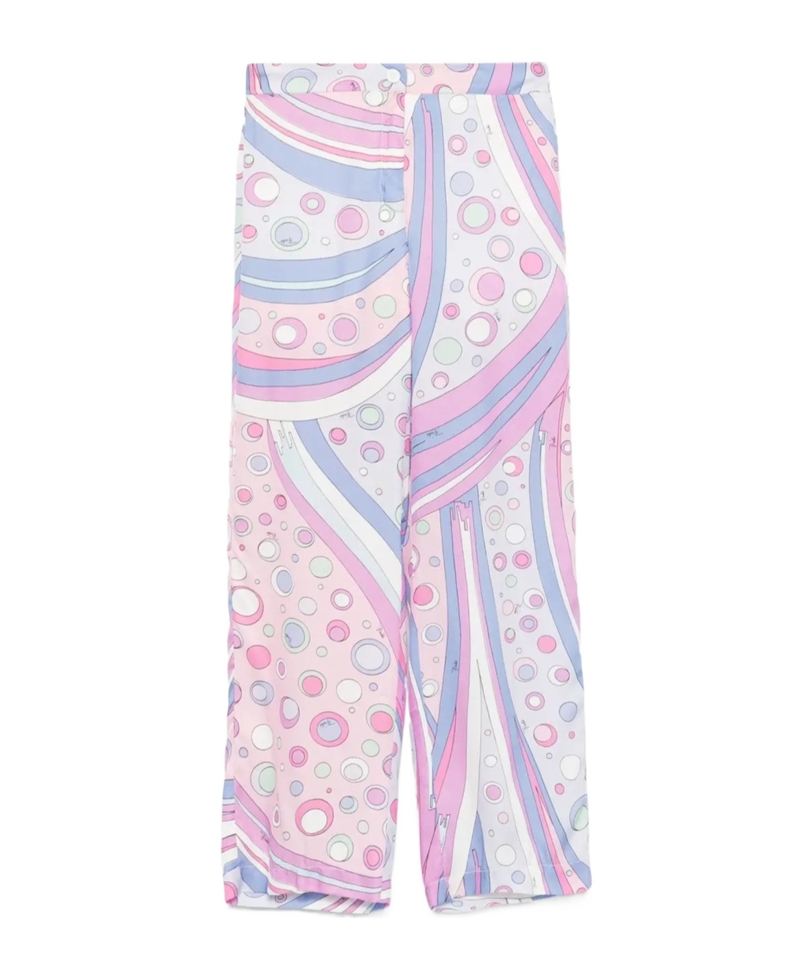 Pucci Printed Casual Pants In White