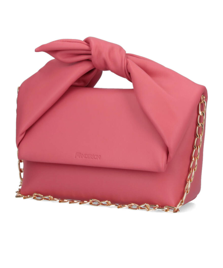 Jw Anderson Chain Shoulder Bag In Red