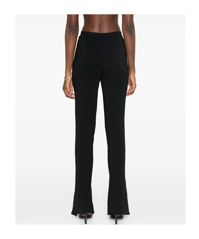 Mugler Potholes Detail Casual Pants In Black