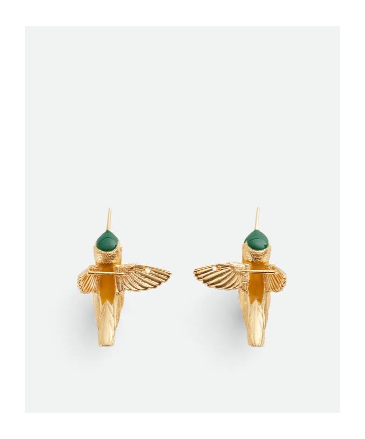 Bottega Veneta Colibri Earrings In Yellow