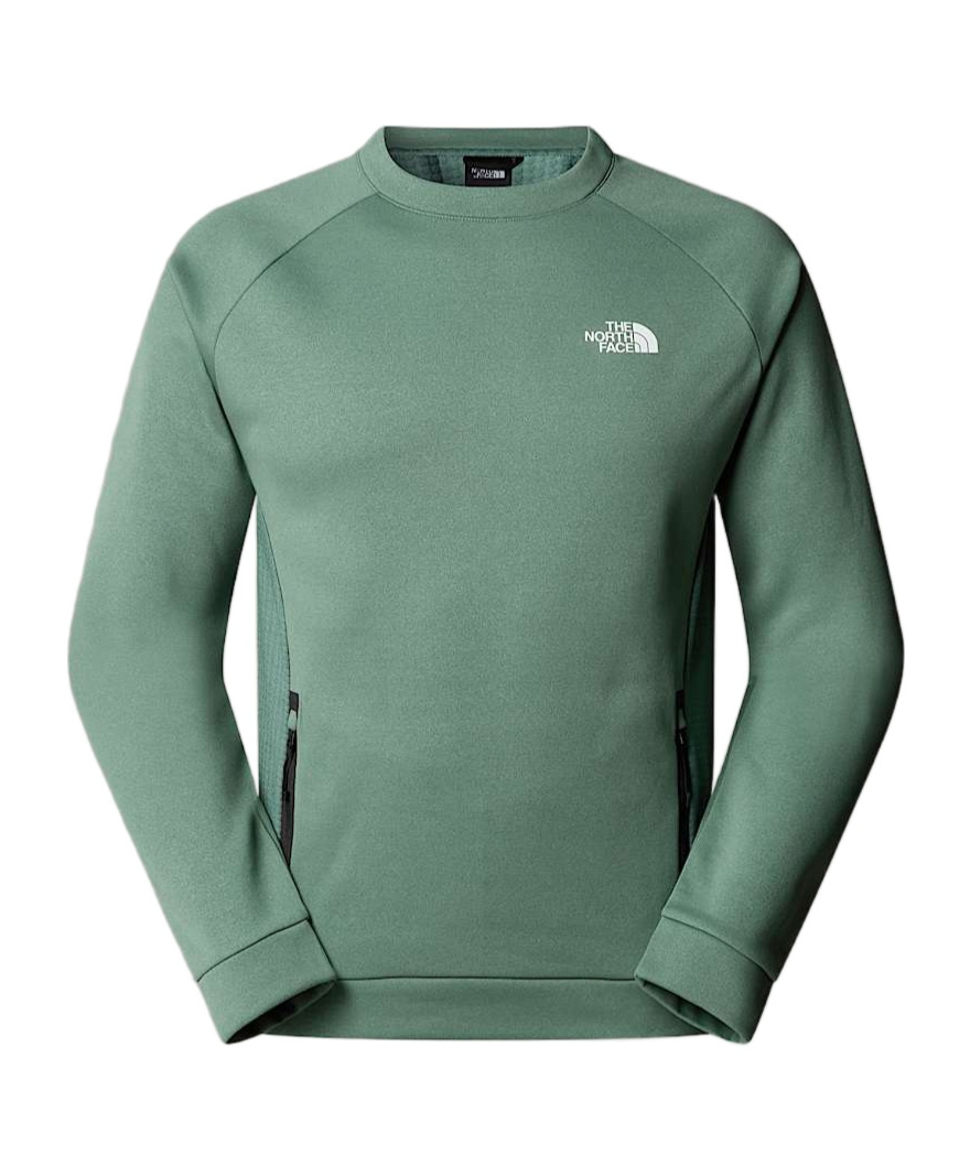 The North Face Mens Mountain Athletics Fleece Sweatshirt In Green