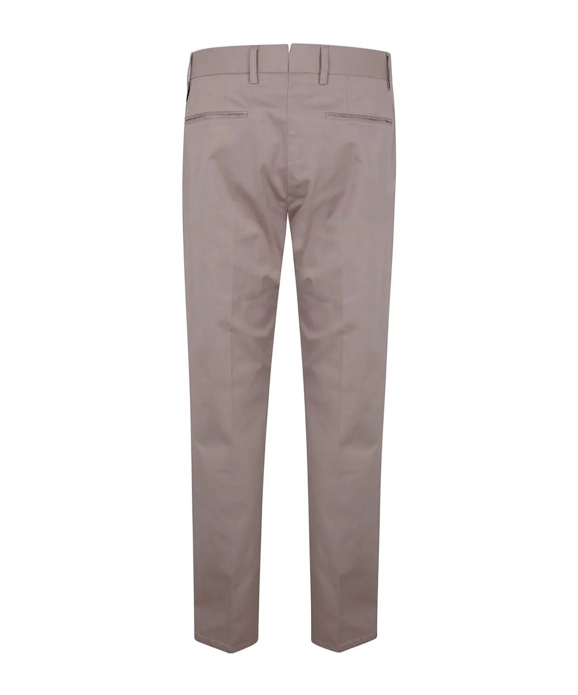 Incotex Pressed-crease Chino Trousers In Gray