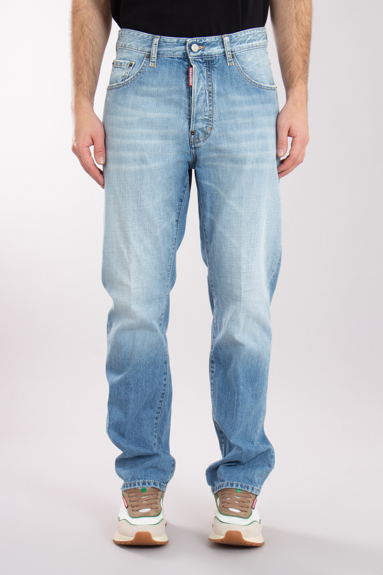 Dsquared2 Mid-rise Flared Jeans In Blue