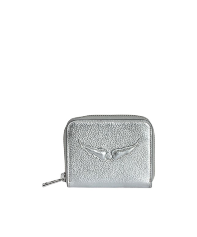 ZADIG & VOLTAIRE WINGS-APPLIQUÉ WALLET