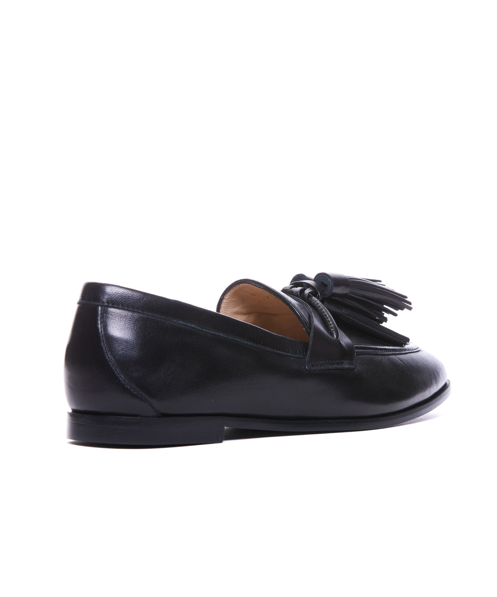 Stuart Weitzman Tassel Detailed Slip-on Loafers In Black