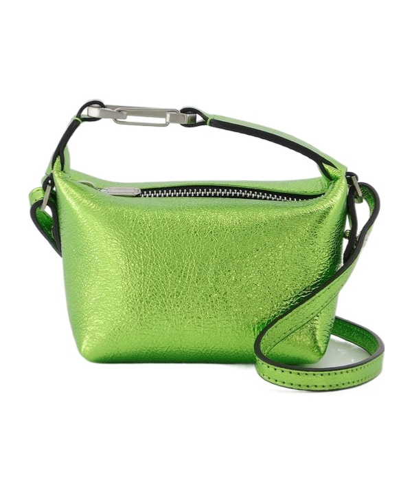 Era Zippered Shoulder Bag In Green