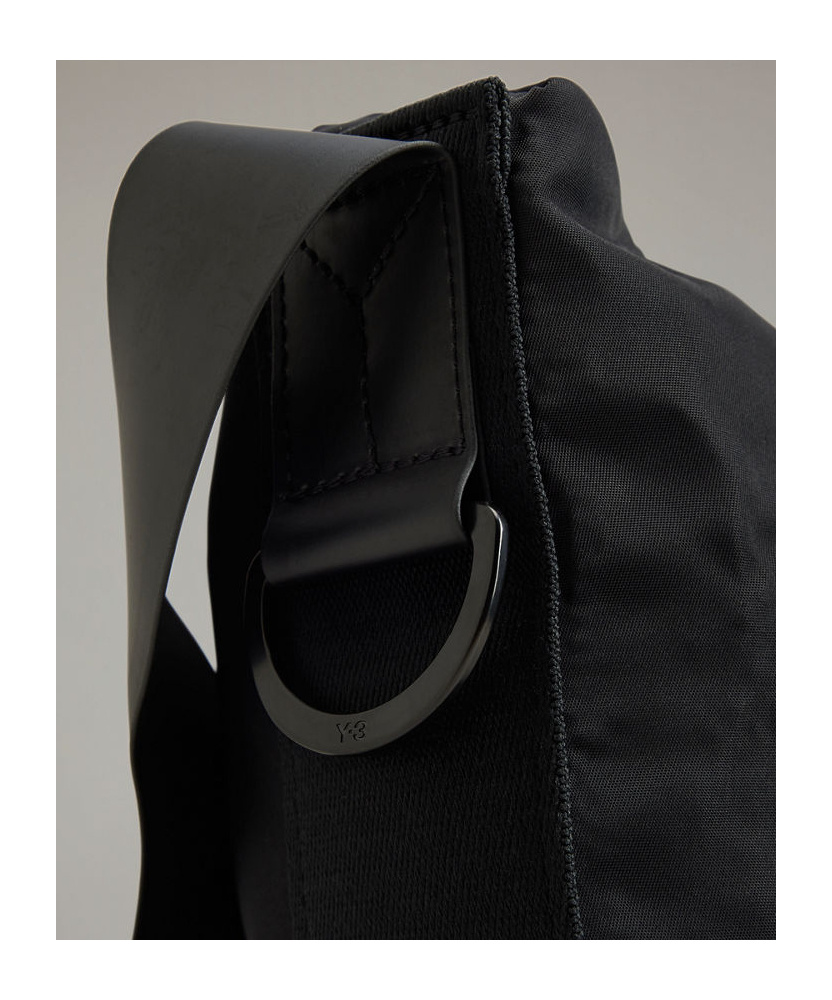 Shop Y-3 Printed Cross Body Bag In Black