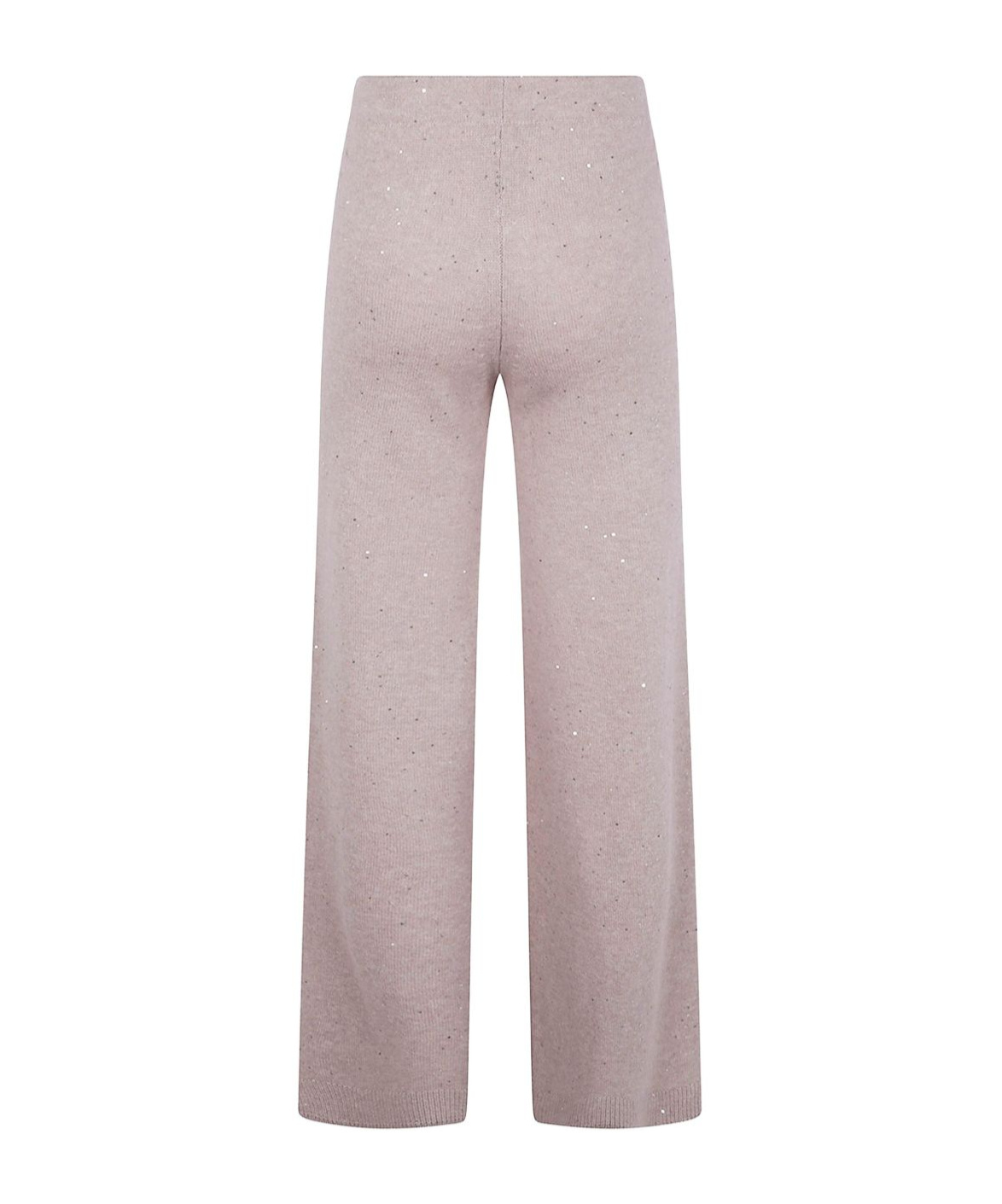 D Exterior Sequin-embellished Wool Trousers In Brown