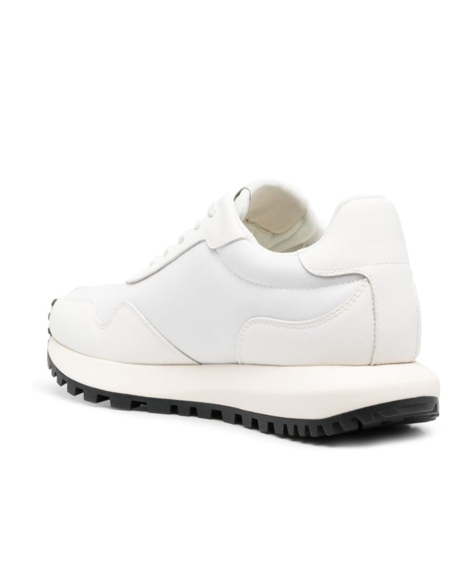 Emporio Armani Men's Logo Low-top Sneakers In White
