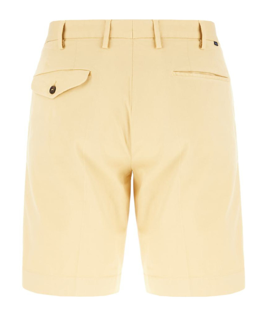 Incotex Straight-leg Bermuda Shorts In Yellow
