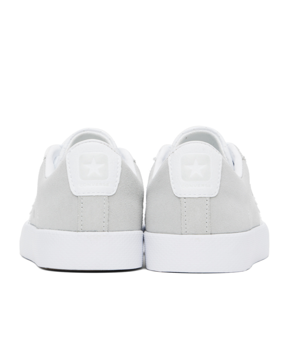 Converse Logo Lace-up Sneakers In White