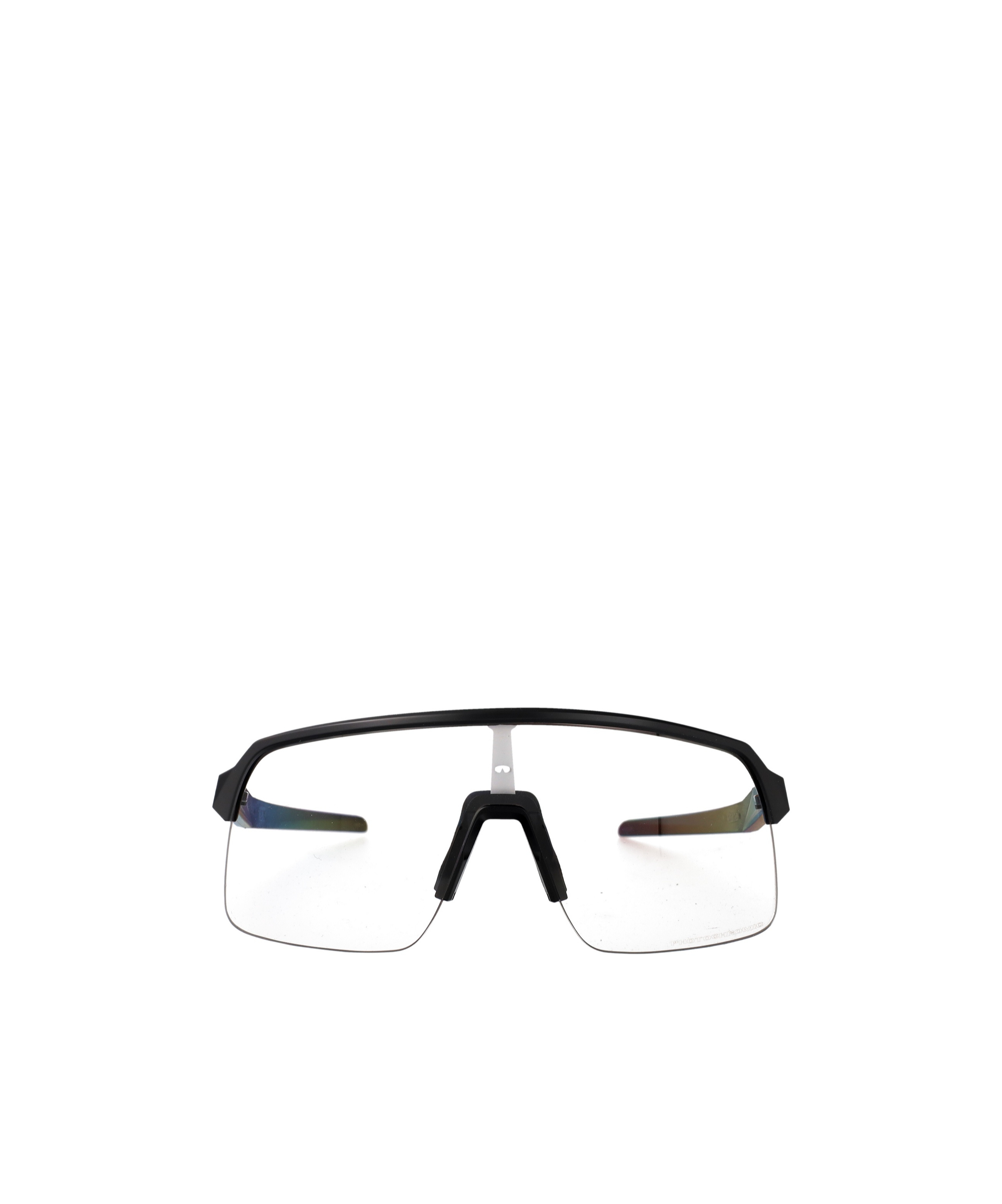 Oakley Geometric Frame Plain Mirror In White