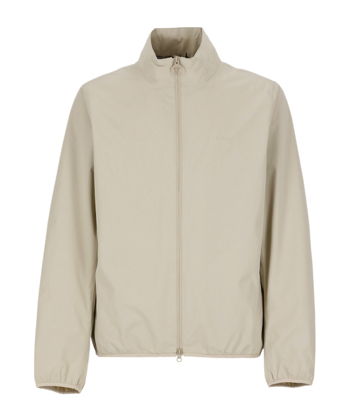 BARBOUR BARBOUR LOGO EMBROIDERED ZIPPED JACKET