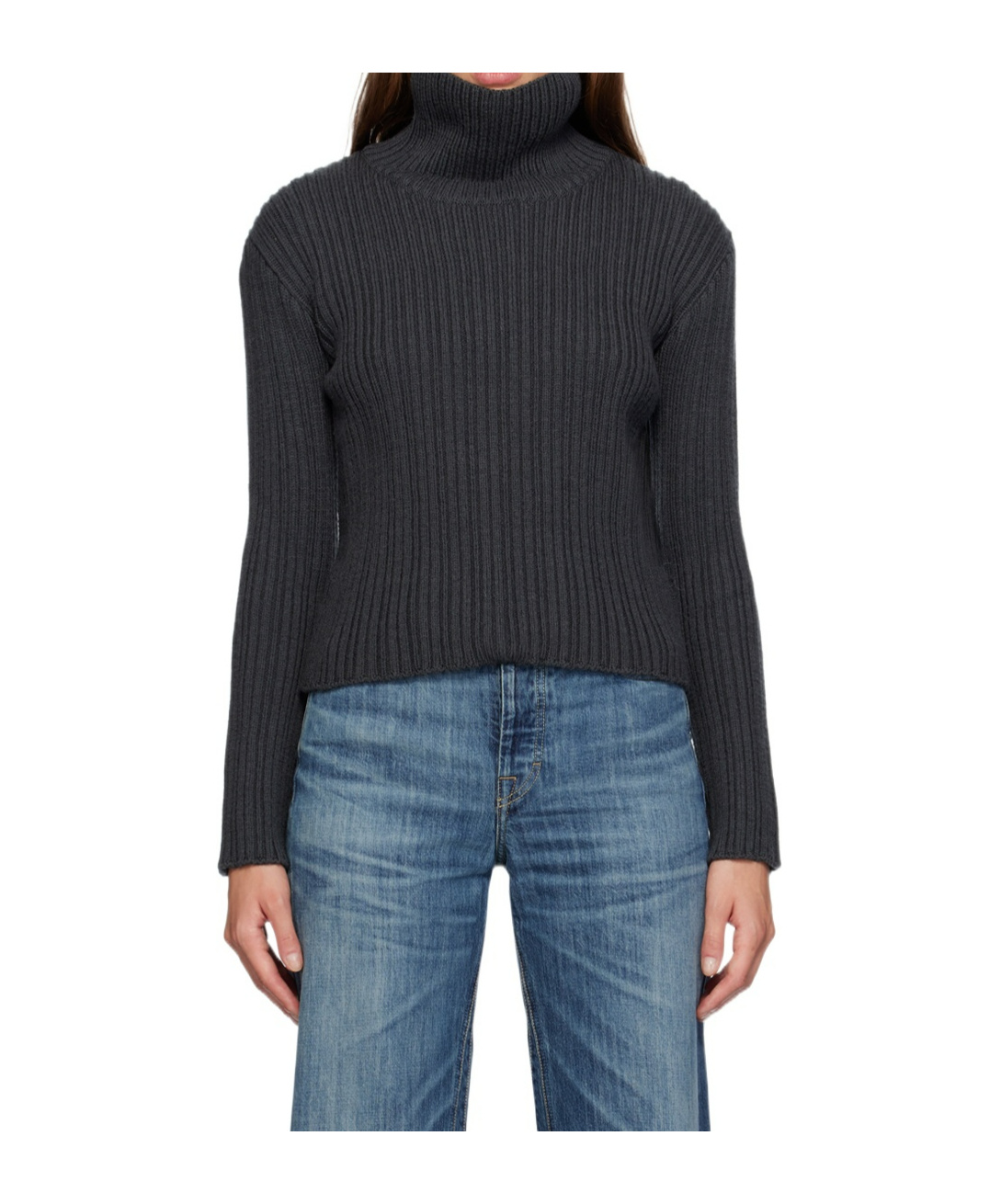 Our Legacy Knitted Design Sweater In Black