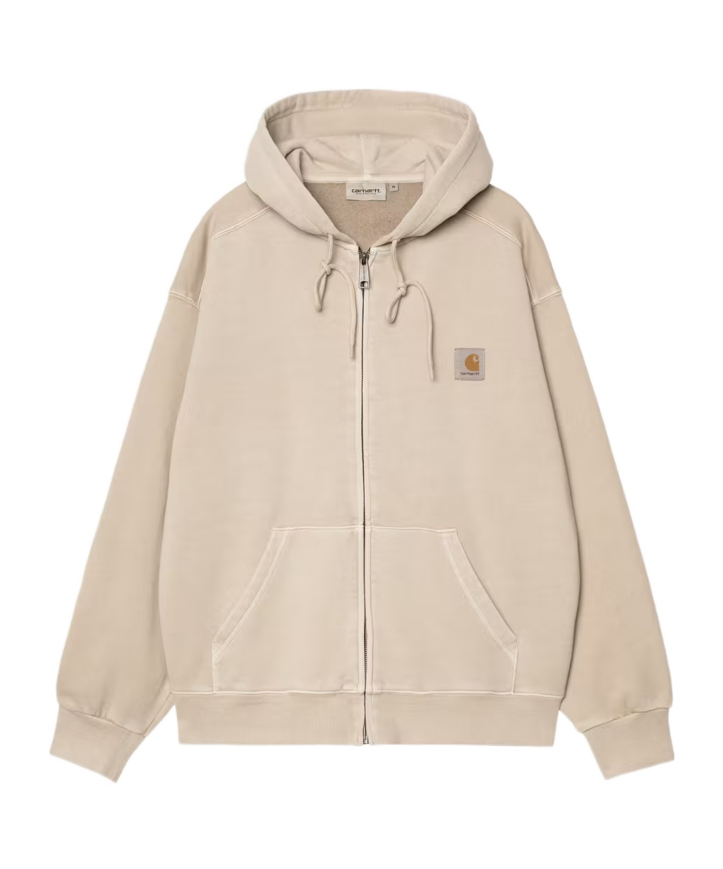 Carhartt Nelson Washed Hooded Sweatshirt In Nude