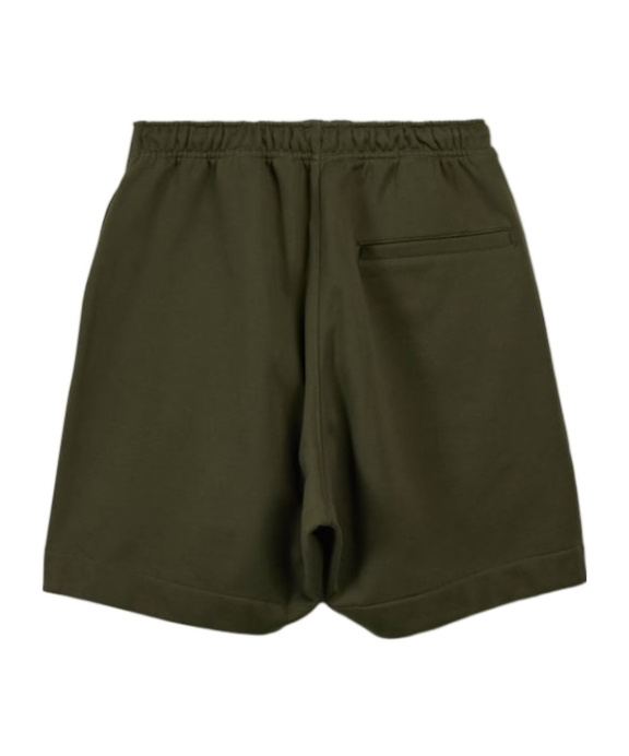 Y-3 Logo-print Jersey Shorts In Green
