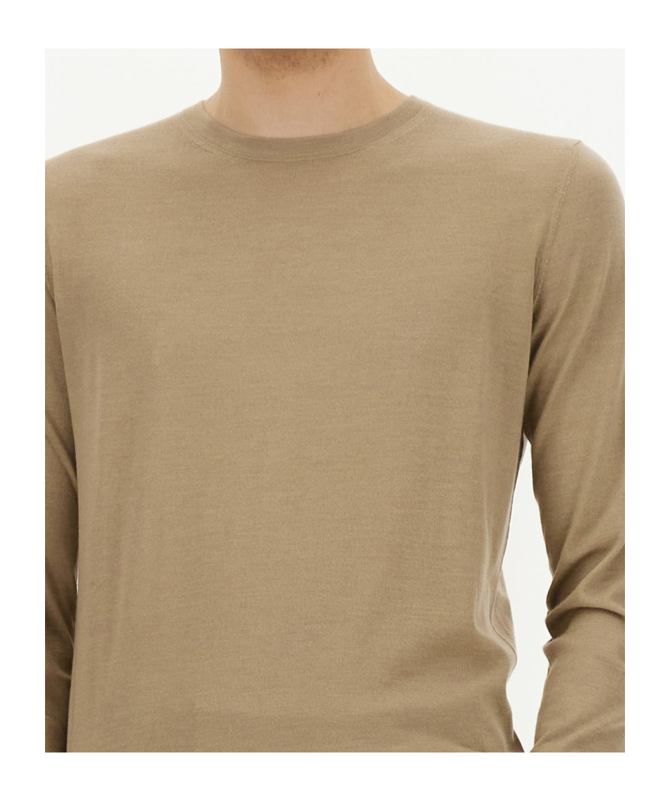 Shop Zegna Fine-knit T-shirt In Nude