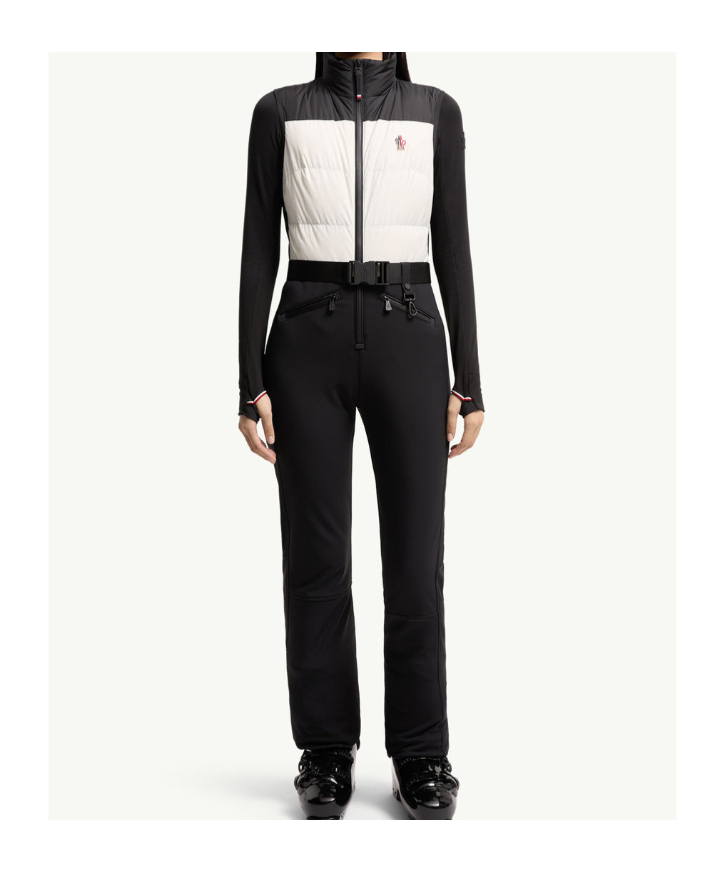 Moncler Grenoble High Neck Sleeveless Ski Jumpsuit In Black