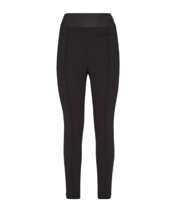 Fendi Pantalone In Cady Stretch Nero Donna In Black
