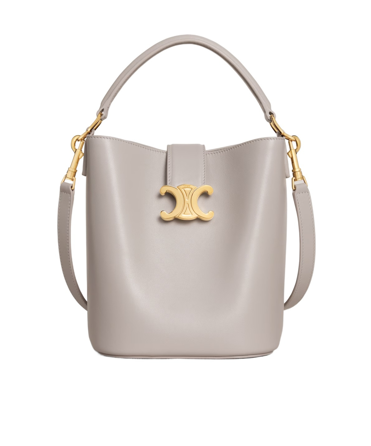 Celine Small Louise Shoulder Bag In Gray
