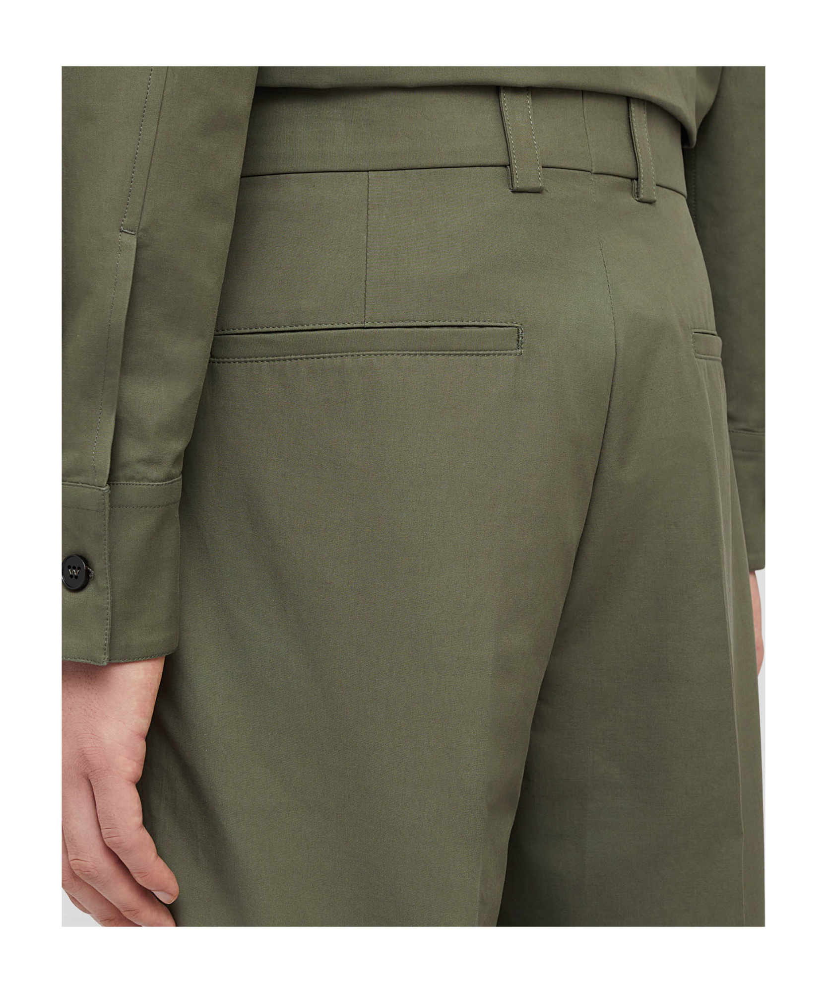 Jil Sander Straight-leg Trousers In Green