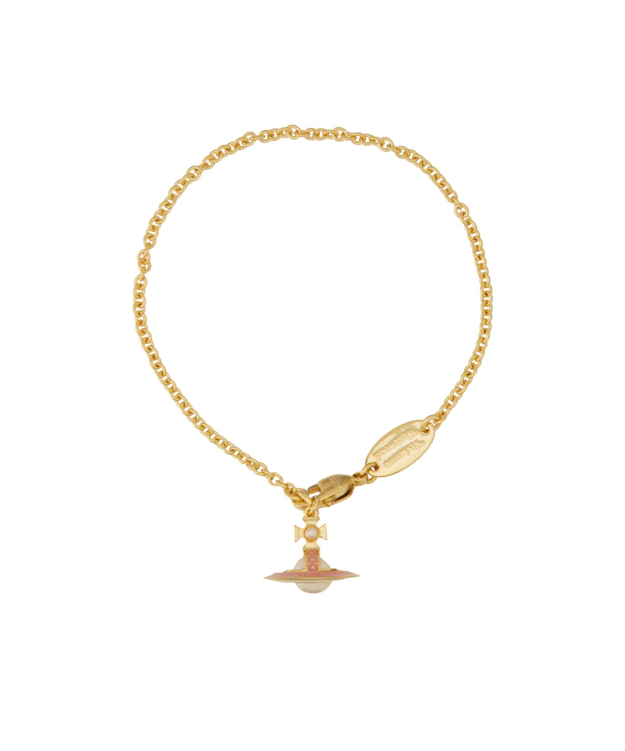 Vivienne Westwood "simonetta" Bracelet In Yellow