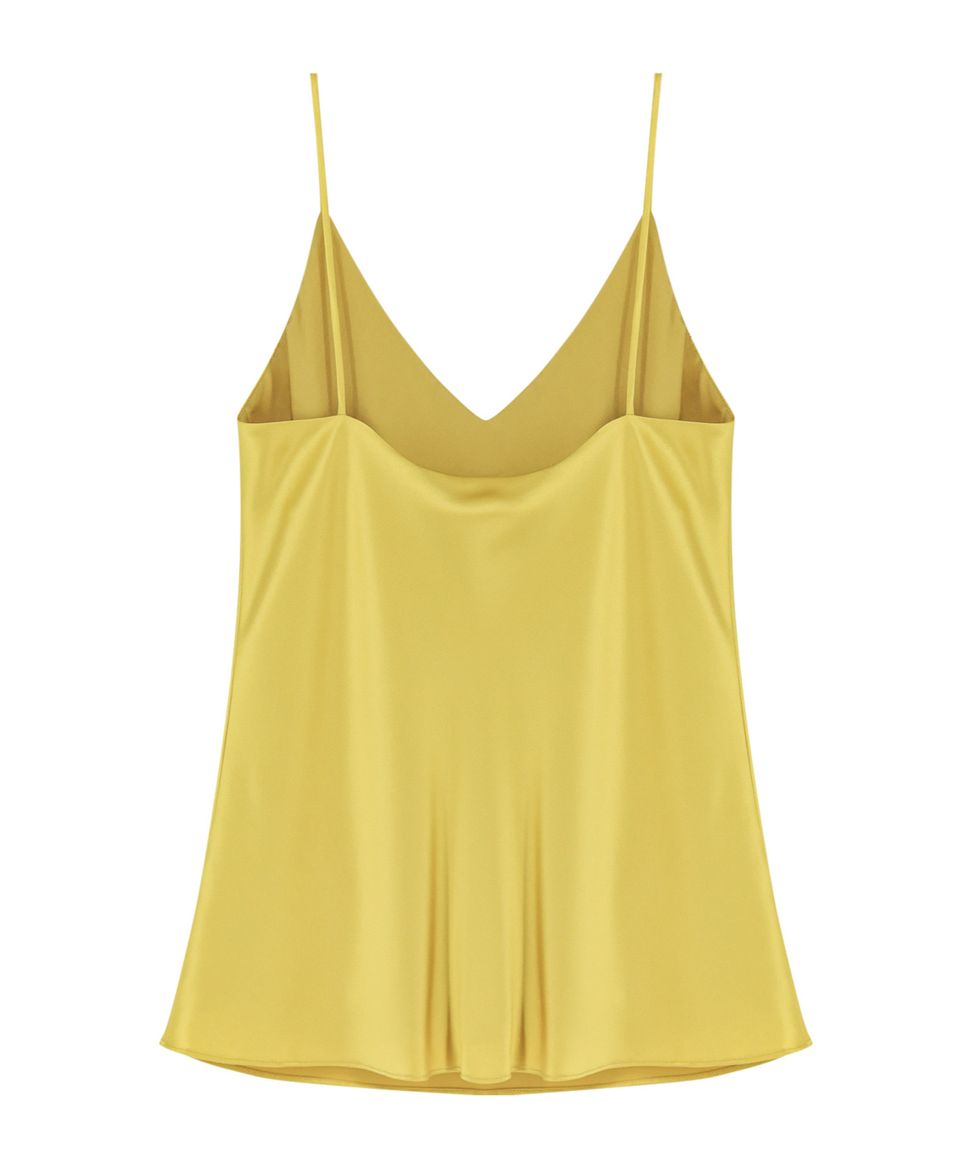 Max Mara Spaghetti Strap Suspenders In Yellow