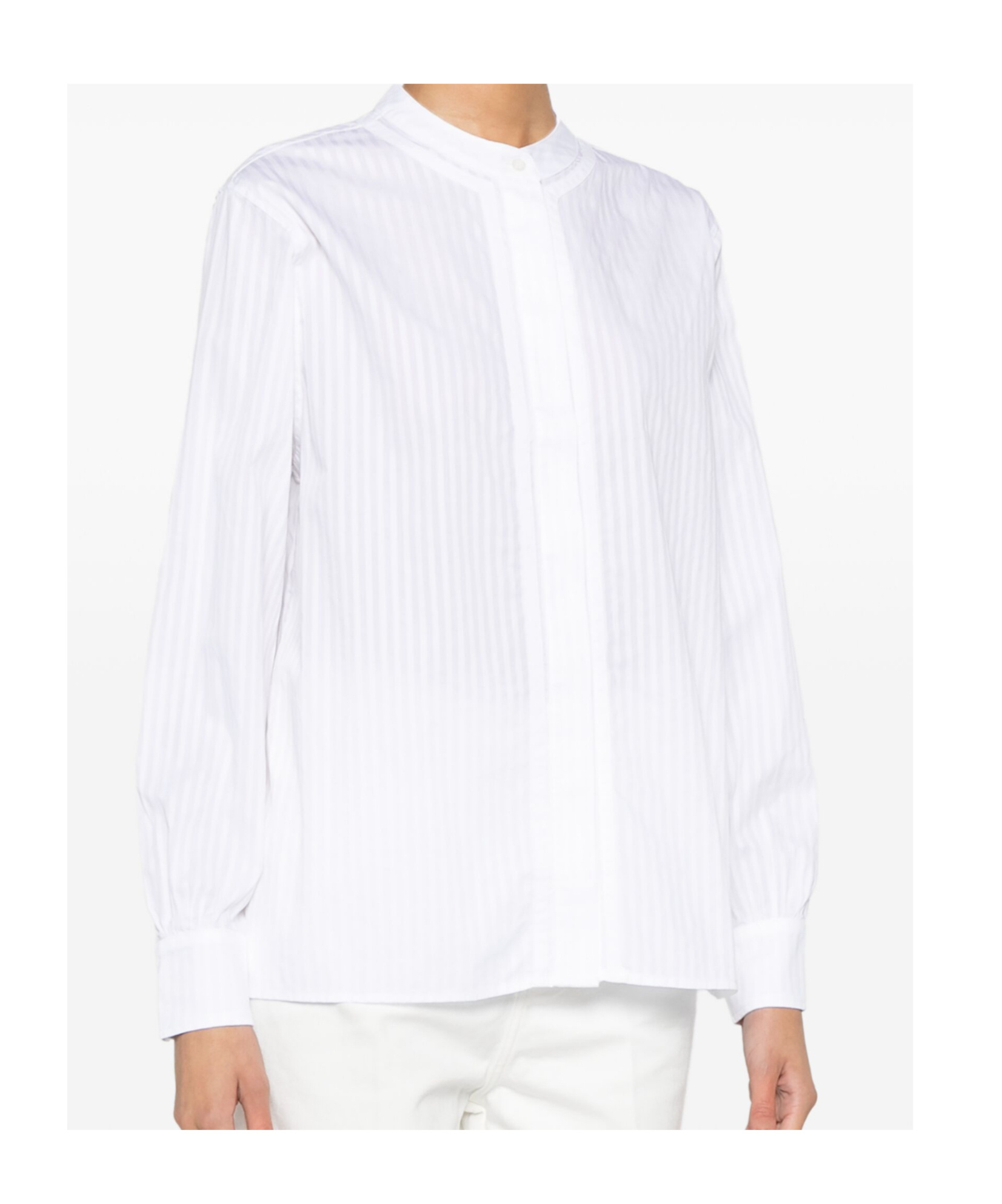 Officine Generale Officine Générale Lauranne Cotton Satin Stripe