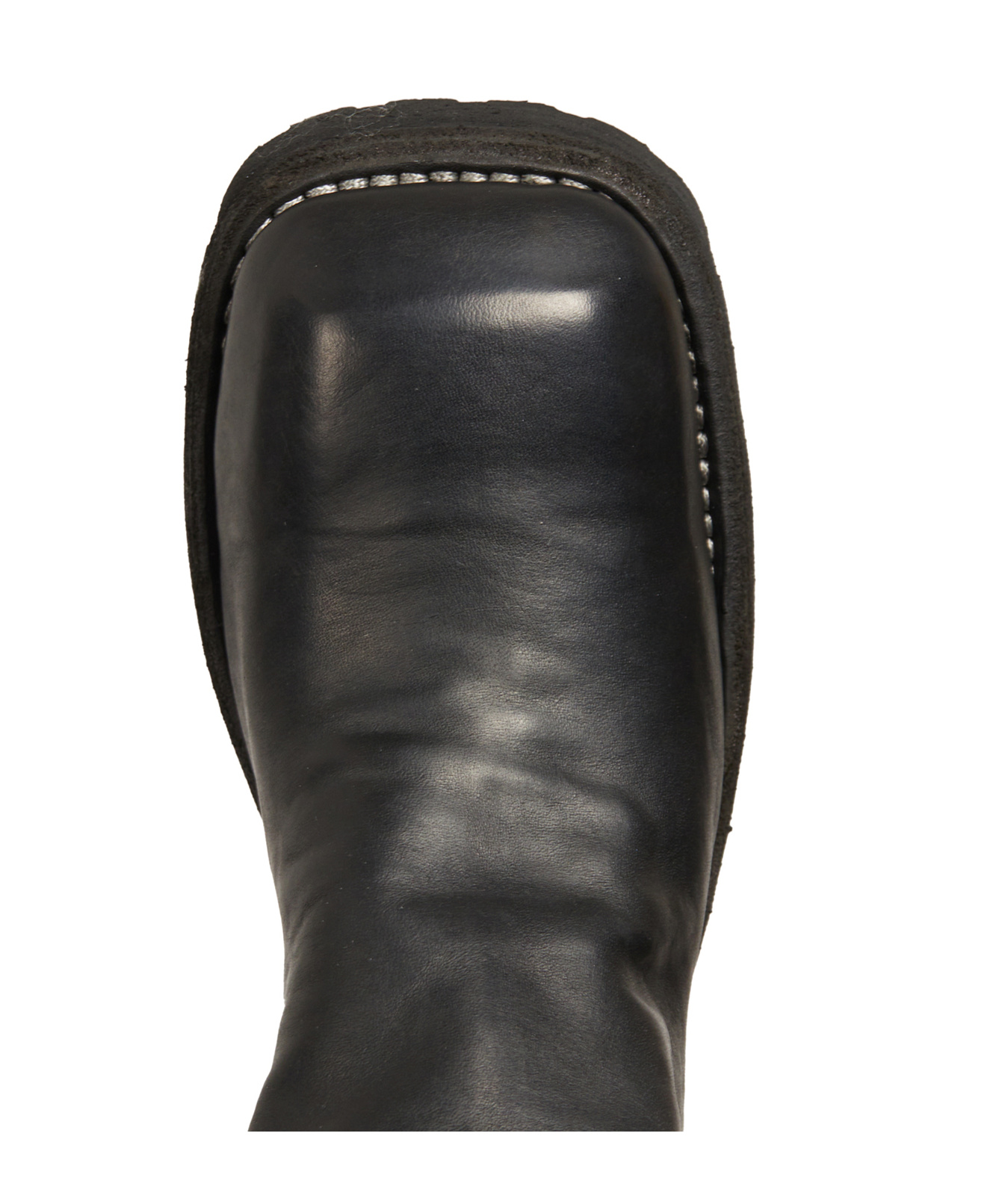 Guidi Thick Heel Booties In Black