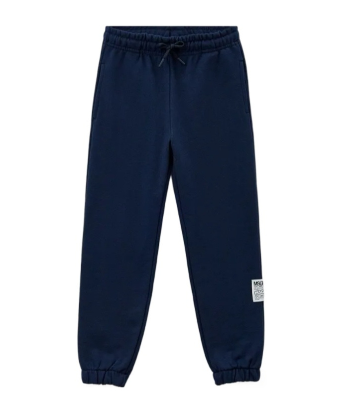 Msgm Drawstring Sweatpants In Black