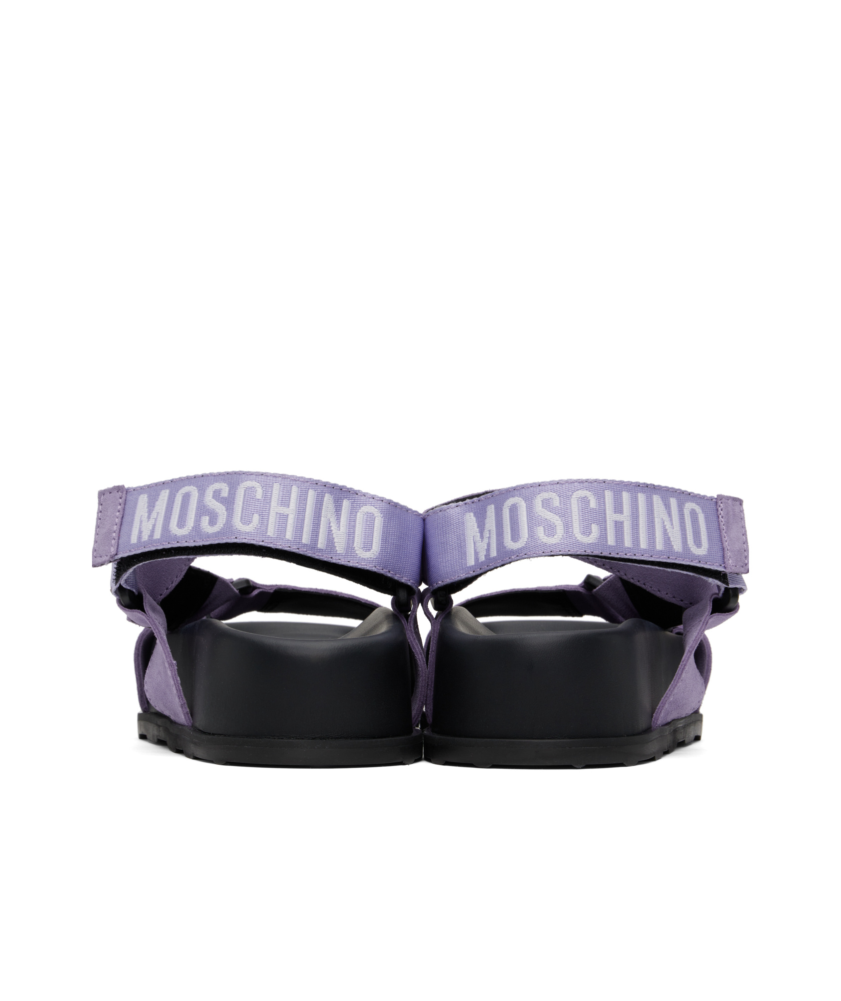 Moschino Sporty Sandals In Black