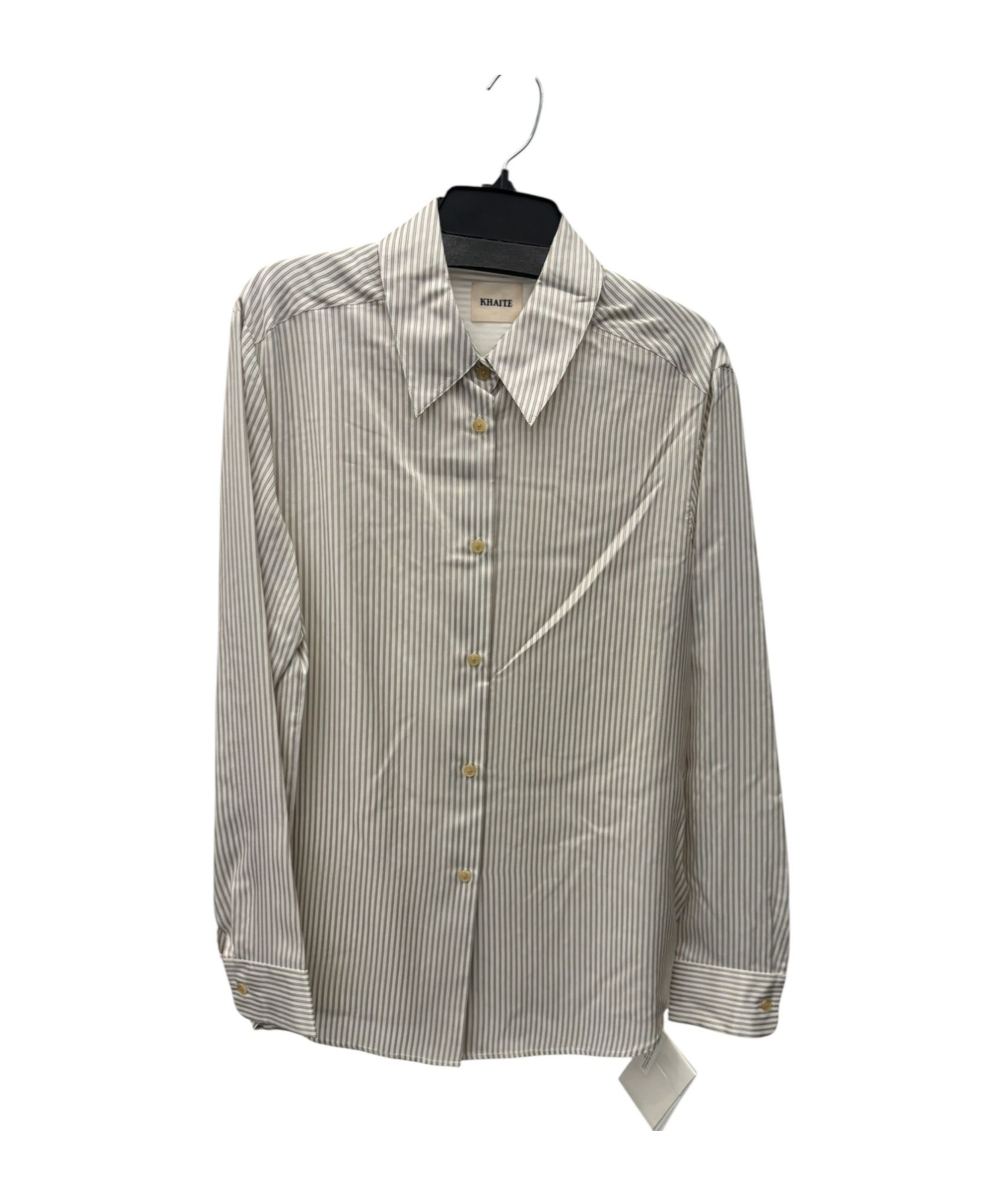 Khaite Long Sleeve Shirt In Gray