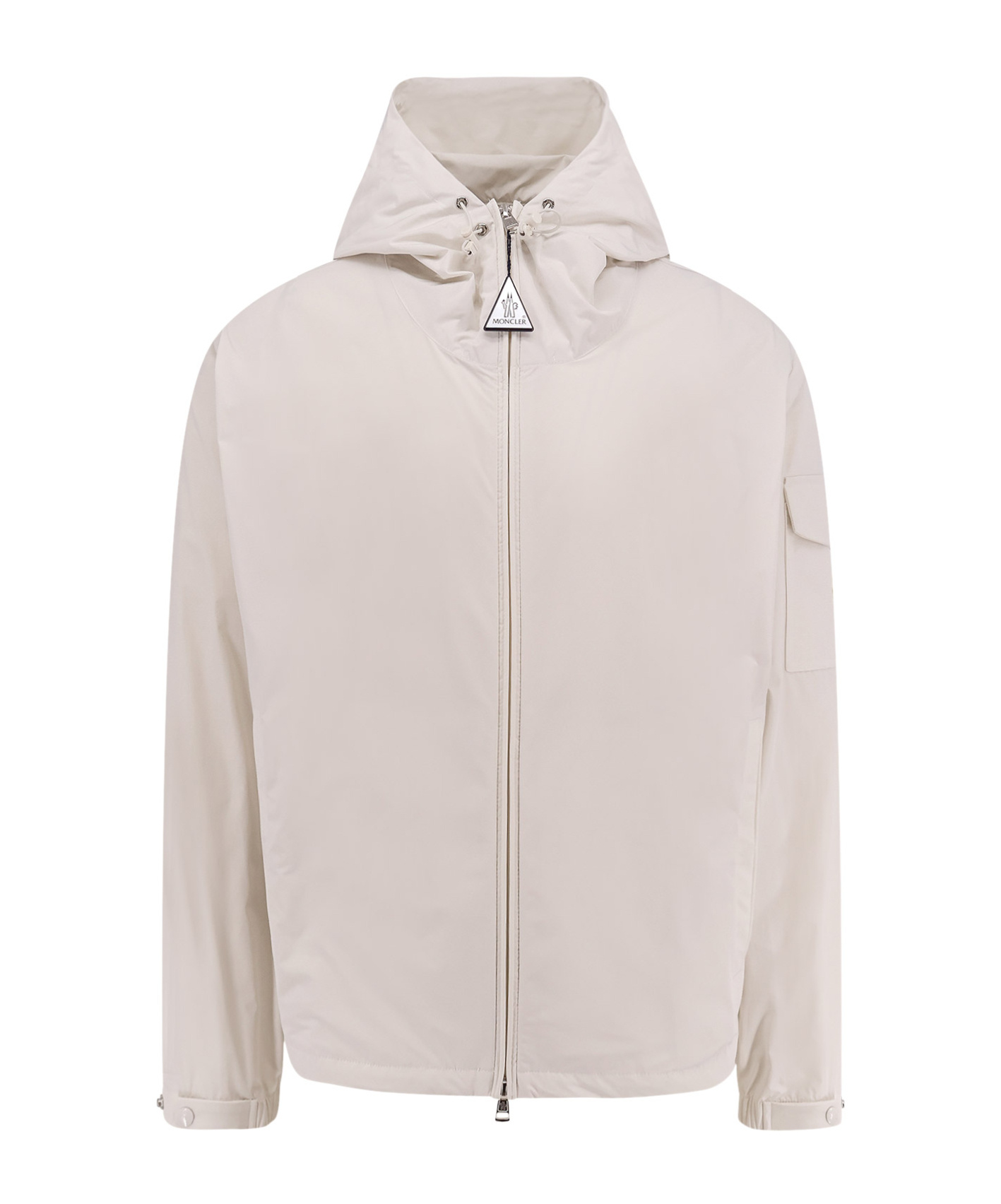 Moncler Long-sleeved Casual Jacket In White