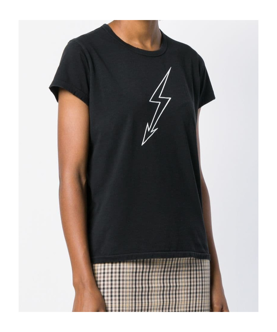 Givenchy Lightning Printed T-shirt In Black