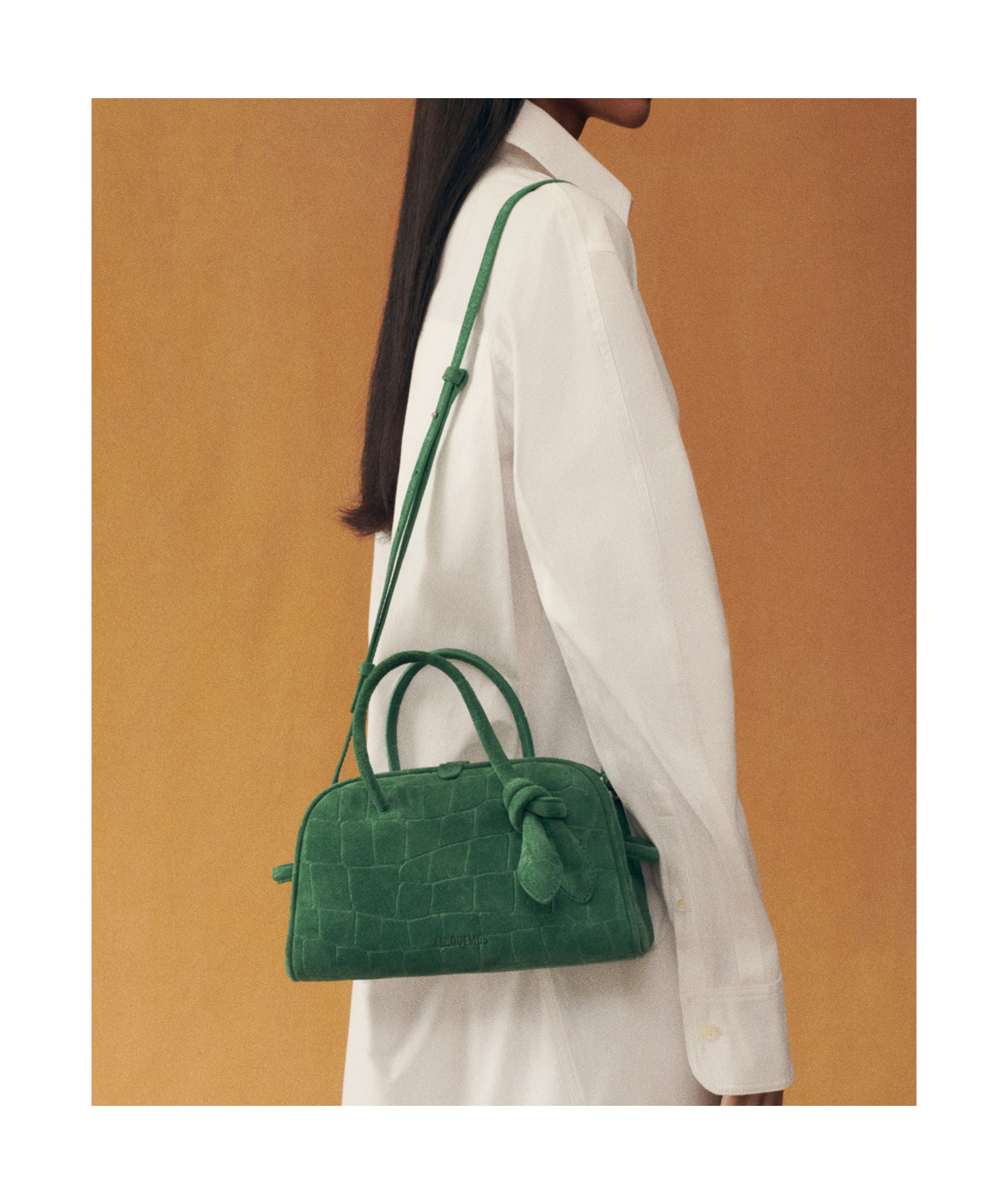 Jacquemus Small Zip Shoulder Bag In Green