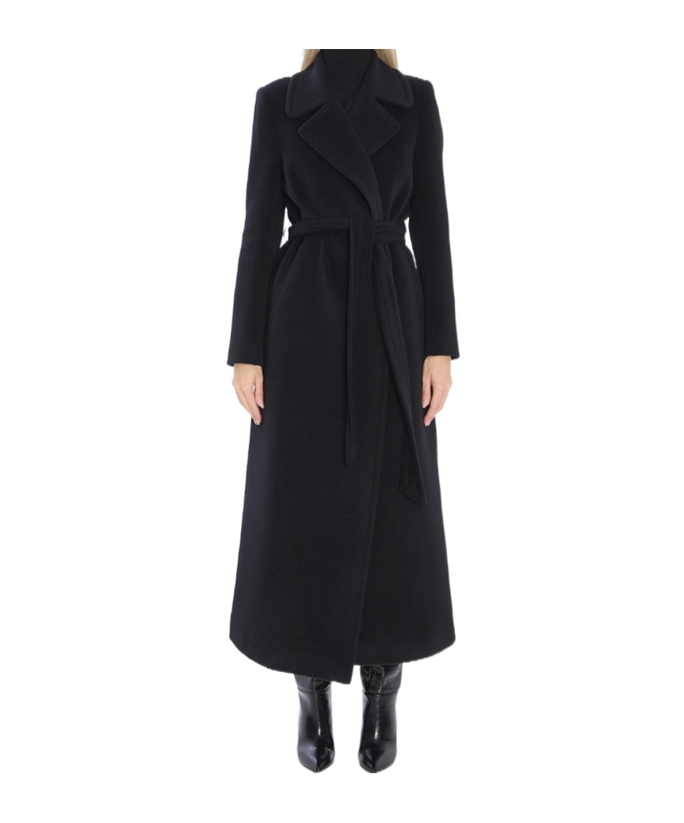 Tagliatore Melody Classic-lapels Coat In Black