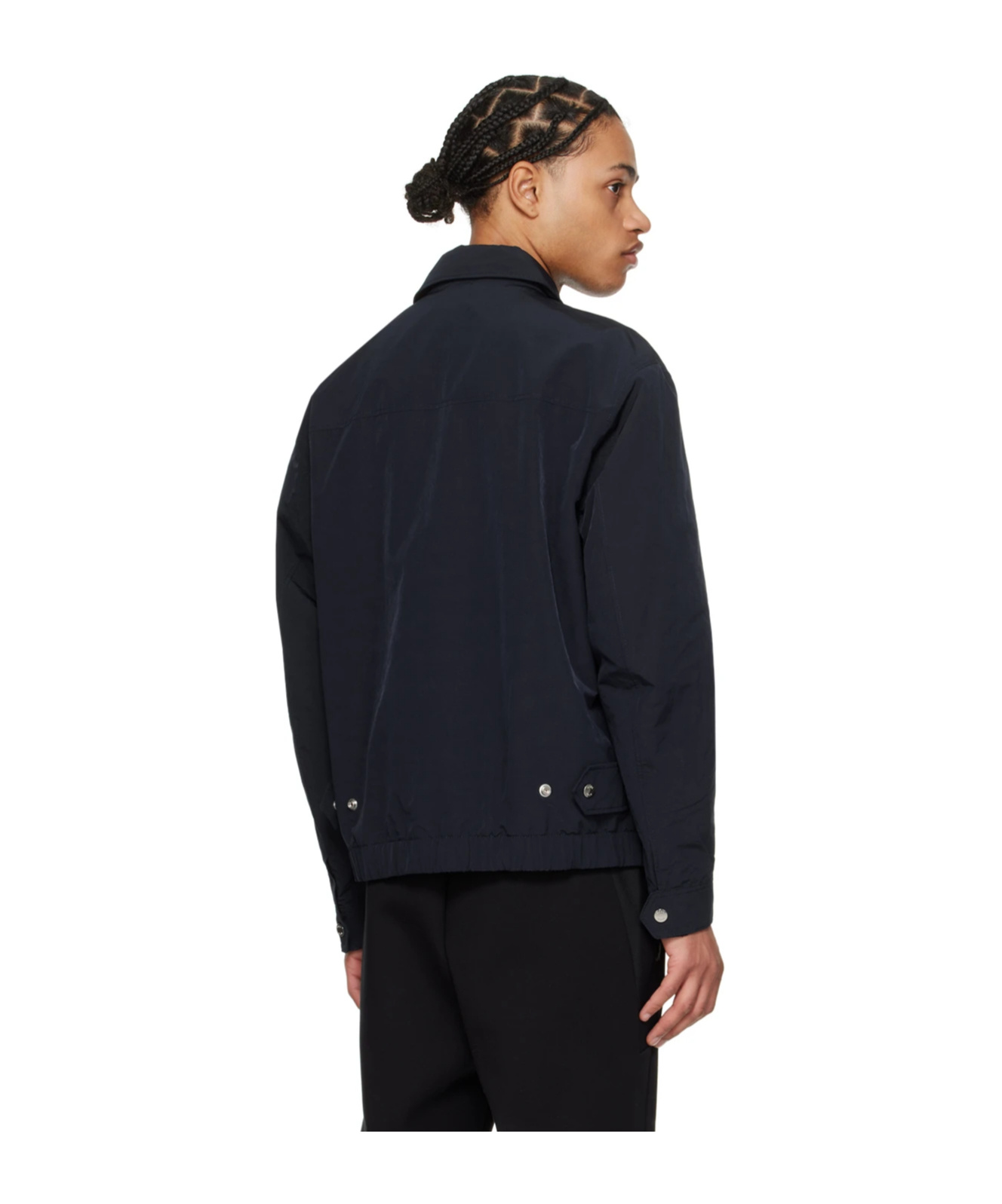 Hugo Boss Double Monogram Casual Jacket In Black