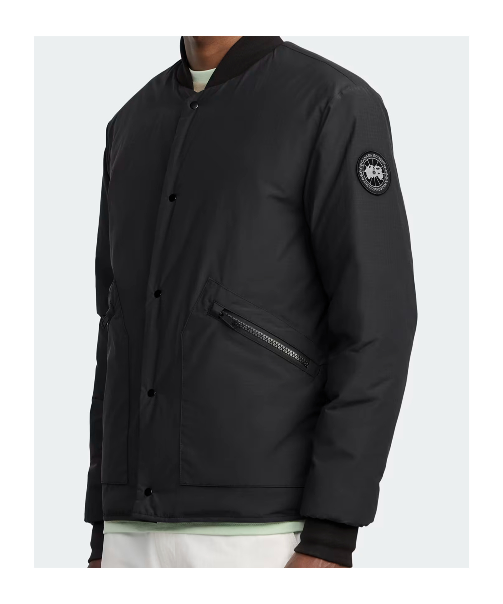 Canada Goose Boswell Reversible Liner Jacket Black Label In Desert Sand/black