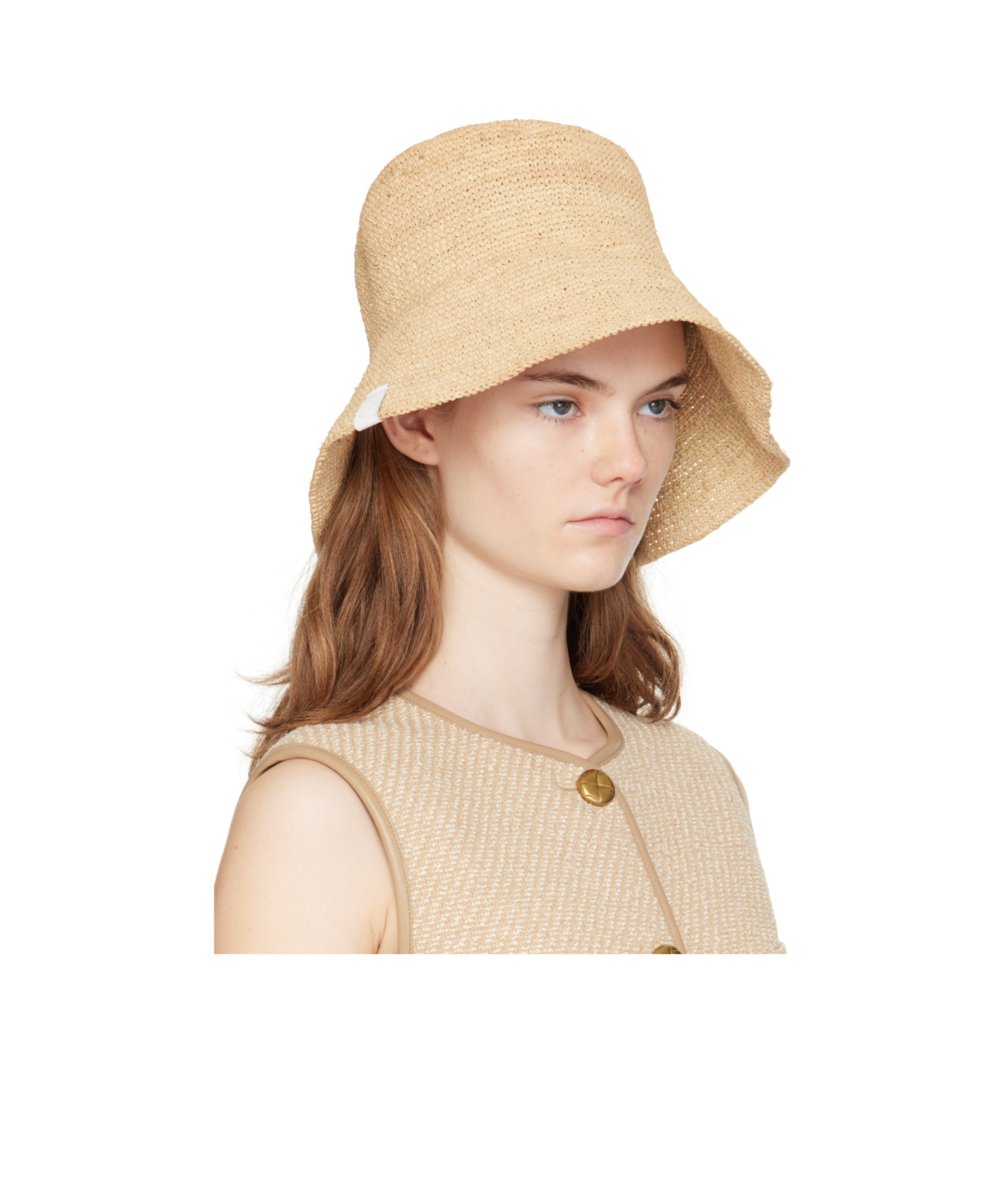 Rag & Bone Wide-rimmed Fisherman's Hat In Nude