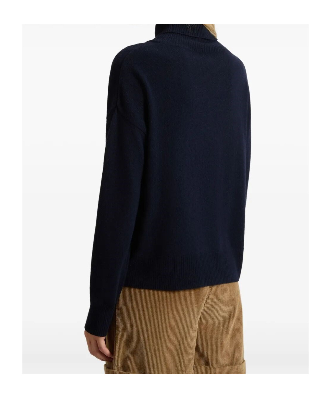 Woolrich Comfort Wool Cash Turtleneck In Blue