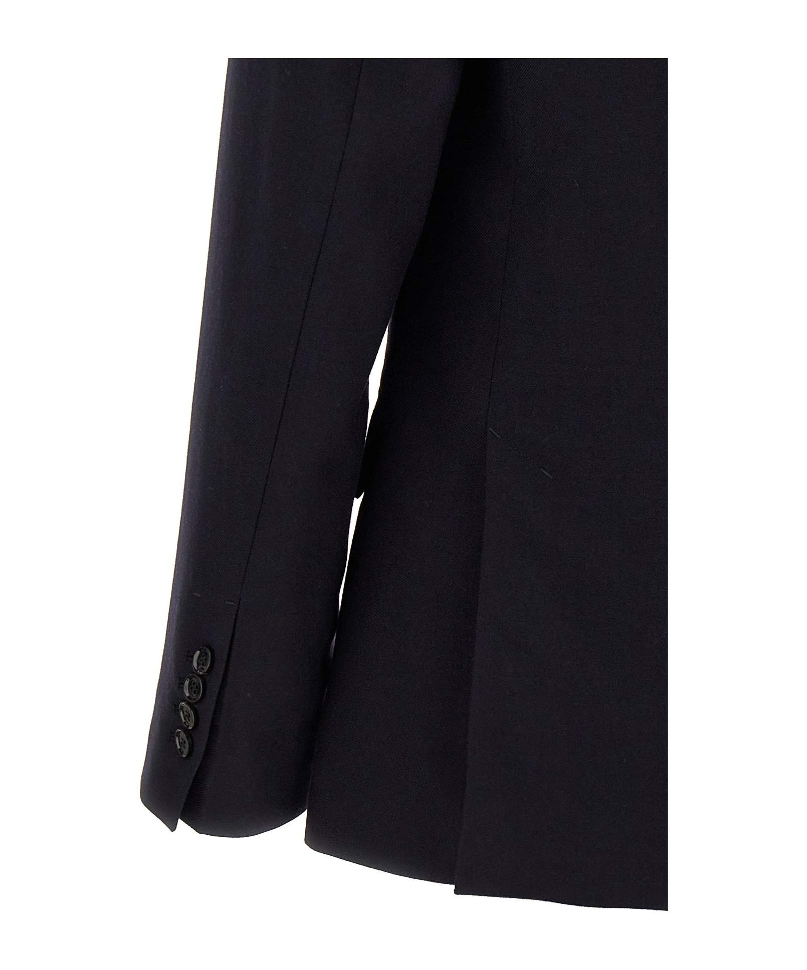 Ami Alexandre Mattiussi Ami Paris Single-breasted Wool Blazer In Black