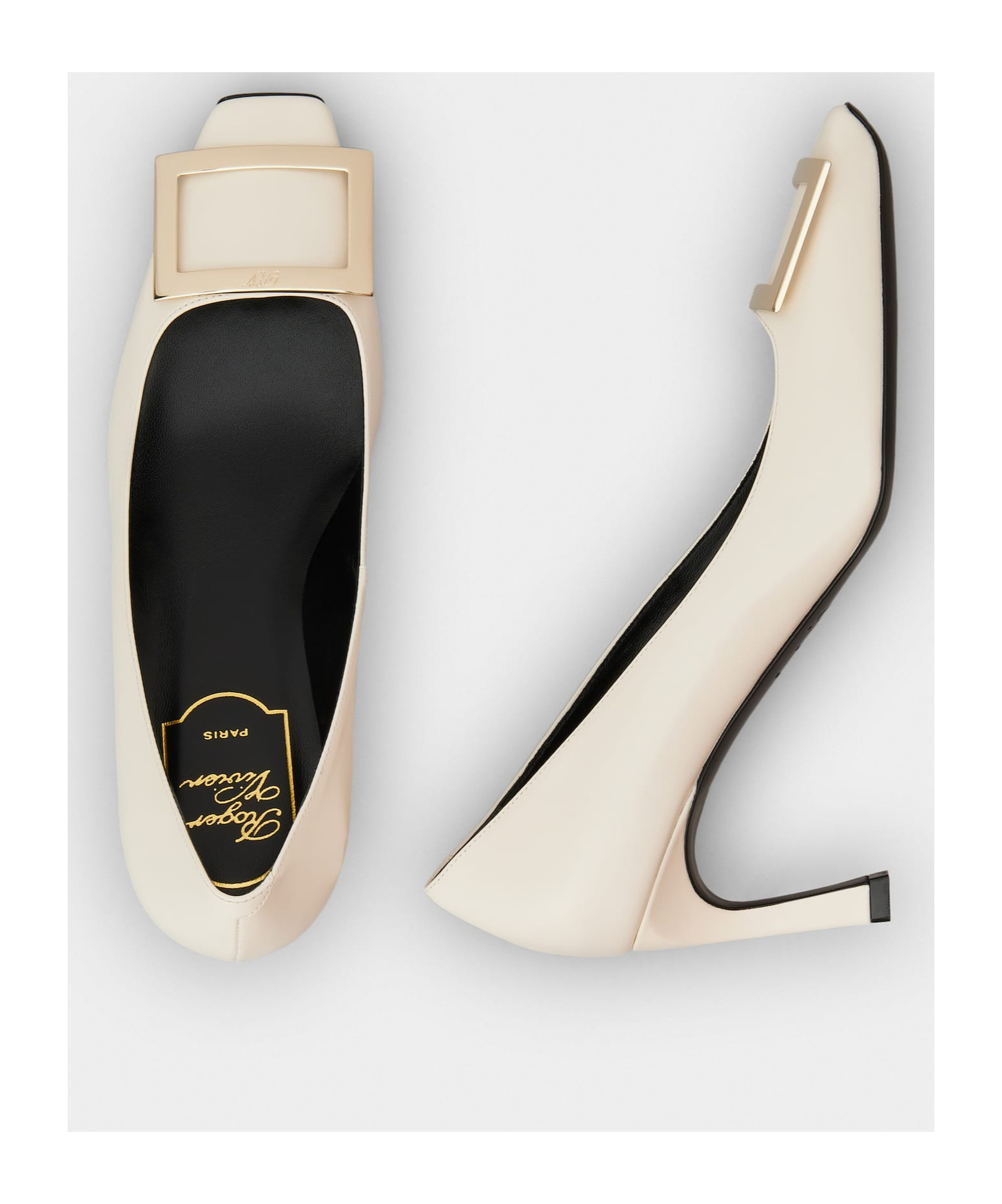 Shop Roger Vivier Trompette High Heels In Nude