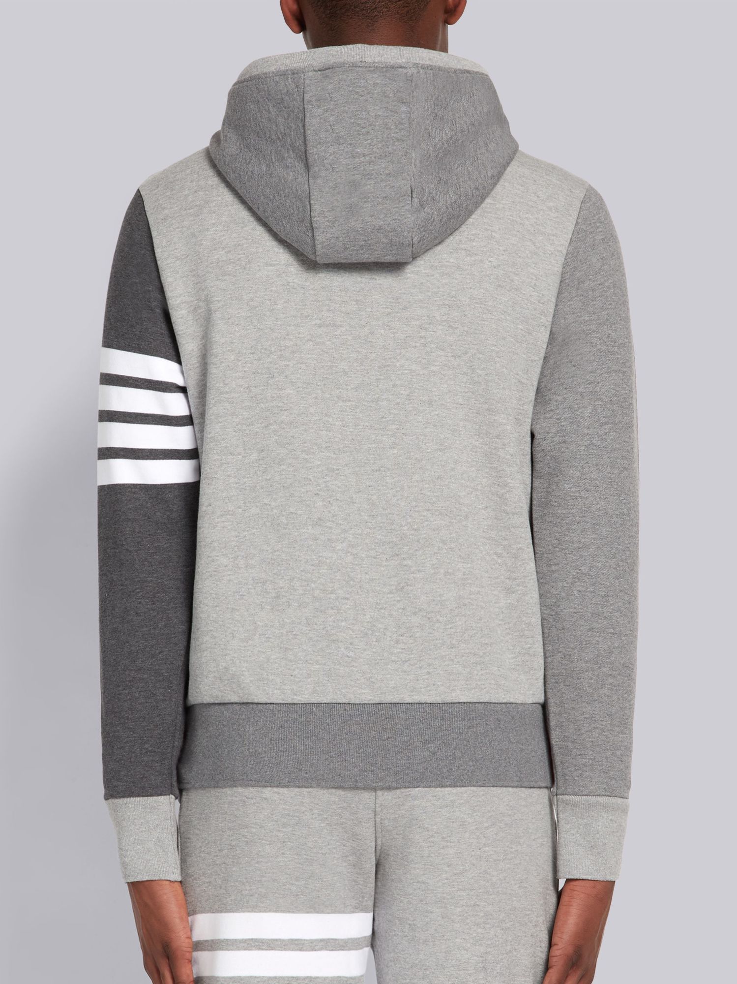 Thom Browne Men's Hoodie Pullover With Tona Fun Mix In Gray