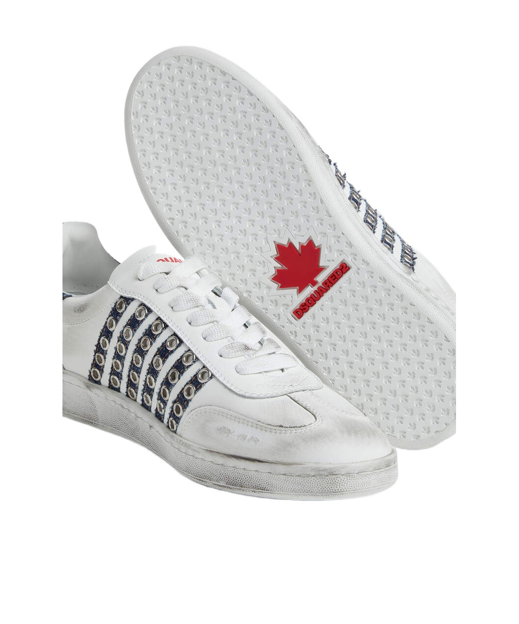 Dsquared2 Boxer Sneakers In Gray
