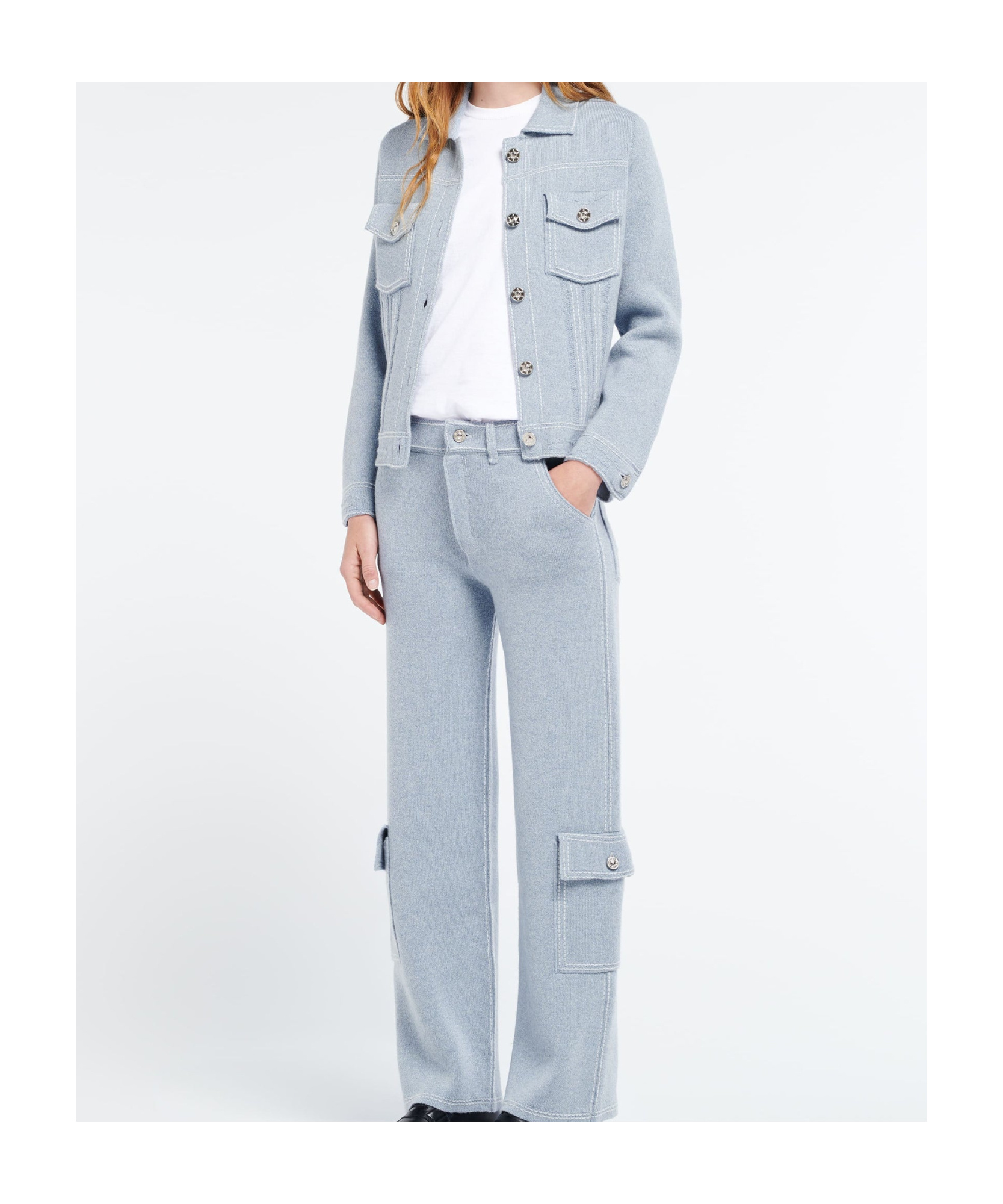Barrie Long-sleeved Casual Jacket In Blue